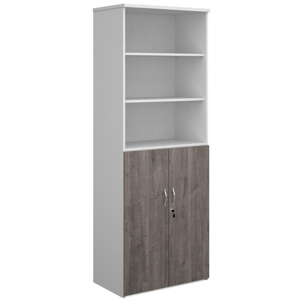Maestro Combination Units with Wood Doors and Open Tops